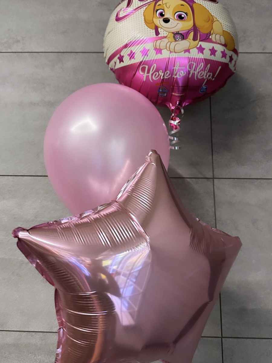 Rožiniai balionai 100vnt